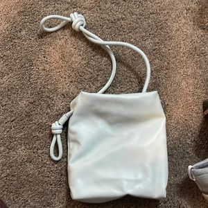 A New Day: small cinch purse, light blue